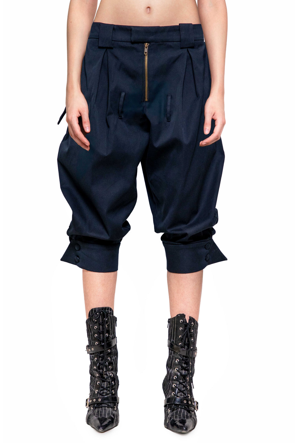 Bahhara Shirwal Dark Navy Trousers